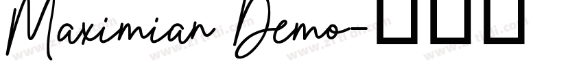 Maximian Demo字体转换